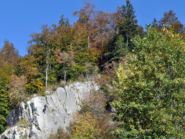 Les Ponts-de-Martel, dans la vallée de la Sagne et des Ponts, Jura neuchâtelois, automne 2011.