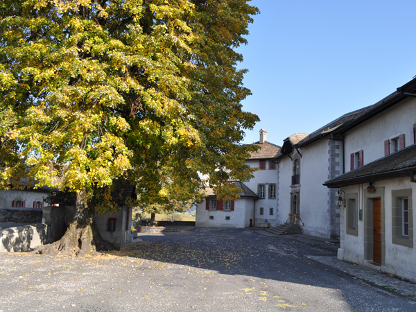 La petite ville d'Aubonne, sur La Côte, octobre 2011.