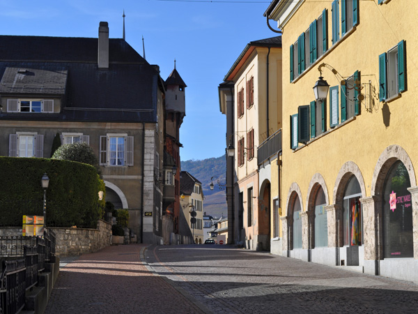 Sierre, capitale suisse du vin, novembre 2011.