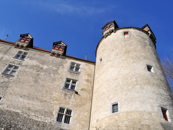 Château de Gruyères, mars 2012.