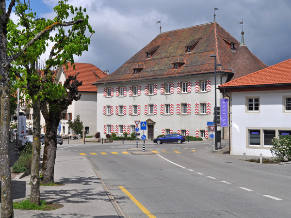 Saignelégier, heart of the Franches-Montagnes, a district of the Swiss Jura, May 2012.