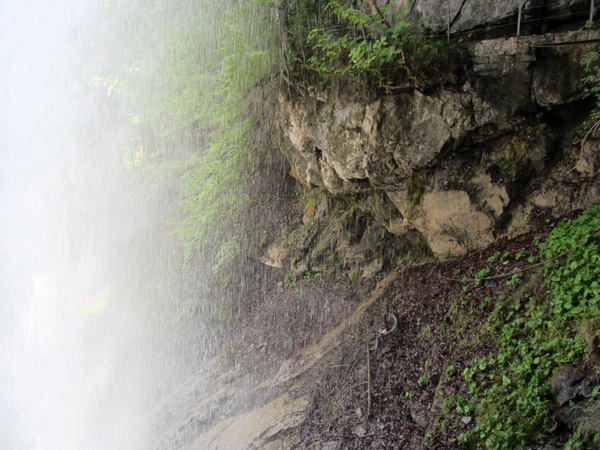 Promenade aux cascades de Giessbach, près de Brienz (Oberland bernois), mai 2012.