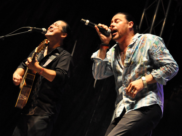 Montreux Jazz Festival 2012: Del Castillo, July 5, Music in the Park (Parc Vernex). Latin rock from the USA.
