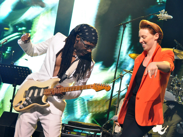 Montreux Jazz Festival 2012: Freak-Out Night, July 13, Auditorium Stravinski. Featuring Nile Rodgers & Chic, Mark Ronson, Alison Moyet, Elly Jackson, Johnny Marr, Butterscotch, and many more.