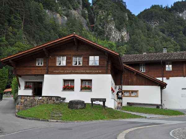 Balade à Meiringen et aux chutes de Reichenbach, dans l'Oberland bernois, août 2012.