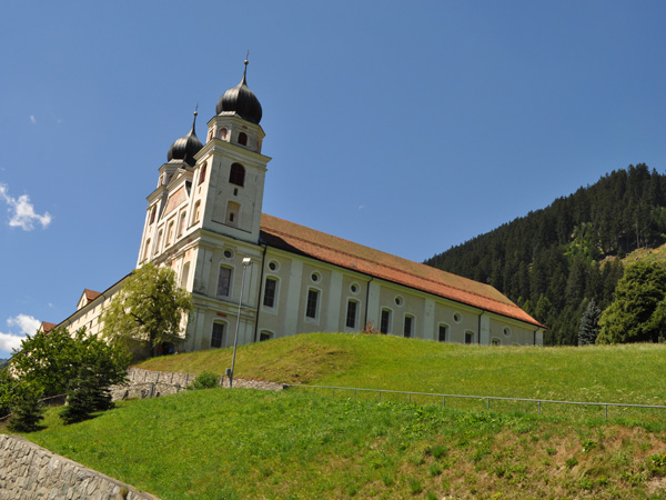 Disentis/Mustér, in Surselva, a Romansh-speaking region of Grischun (Graubünden), in Southeastern Switzerland, August 2012.