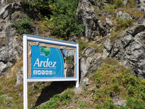Ardez, in Lower Engadin, in Grischun (Graubünden), August 2012.