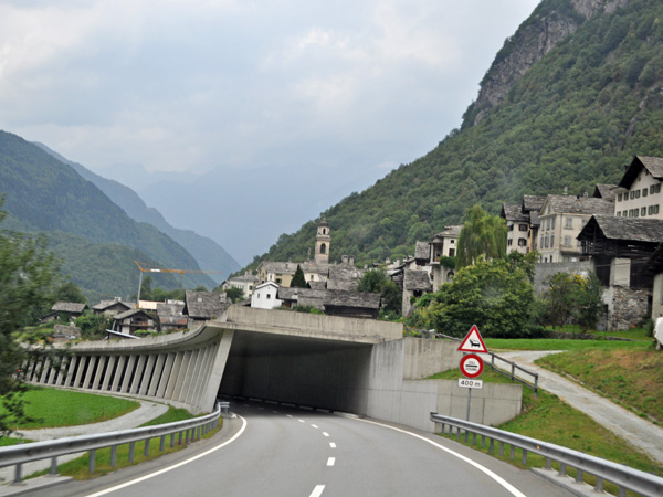 Val Bregaglia, down the Maloja Pass, Grischun (Graubünden), August 2012.