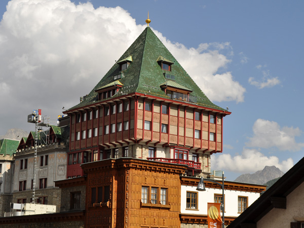 St. Moritz, in Upper Engadin, Grischun (Graubünden), August 2012.