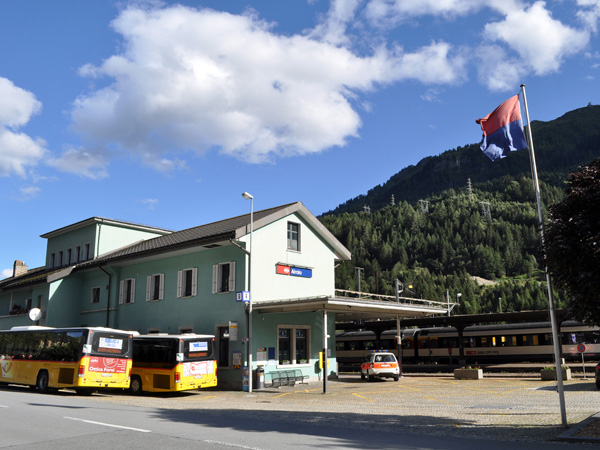 Airolo, Upper Leventina Valley (Ticino), southern end of the St. Gotthard Pass, August 2012.