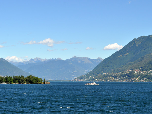 Brissago, in Ticino (Tessin), on the shores of Lago Maggiore, August 2012.
