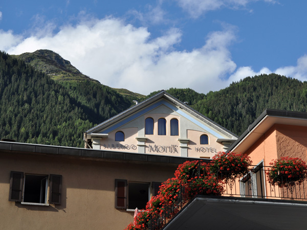 Airolo, Upper Leventina Valley (Ticino), southern end of the St. Gotthard Pass, August 2012.