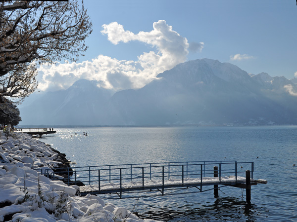 Montreux, Swiss Riviera, January 2013.