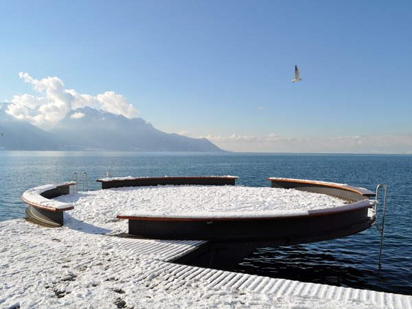 Montreux, Swiss Riviera, January 2013.