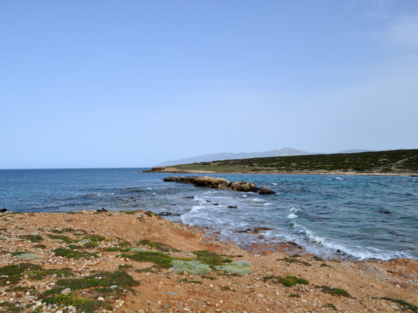 Paros, Cyclades, avril 2013. A la découverte de la péninsule du nord-est de l'île (zone protégée Natura 2000).