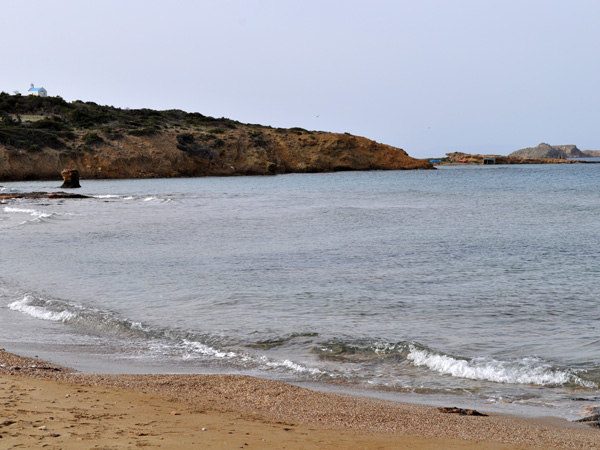 Kamaghio Beach, Paros, Cyclades, avril 2013. Tout au nord de l'&icirc;le (zone prot&eacute;g&eacute;e Natura 2000).