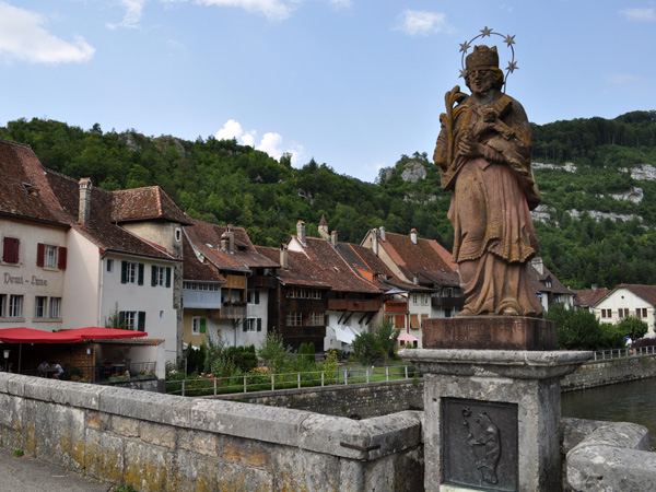 Saint-Ursanne, Canton du Jura, août 2013.