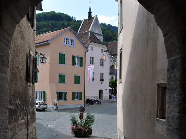 Saint-Ursanne, Canton du Jura, août 2013.