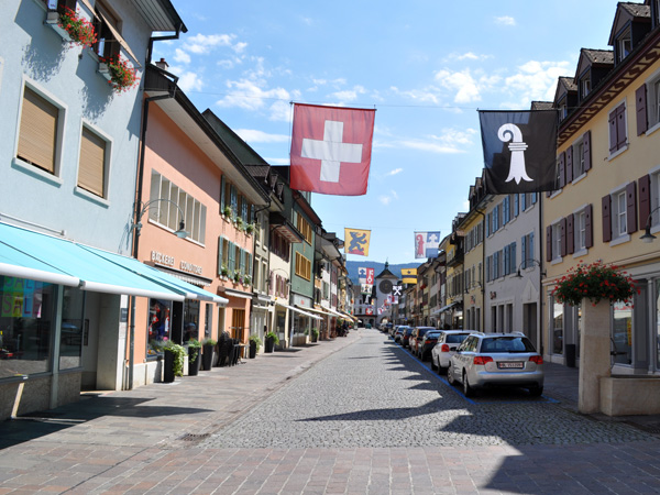 Laufen (Laufon), Northern Switzerland, August 2013.