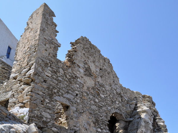 Chora, Amorgos (Cyclades), août 2013.