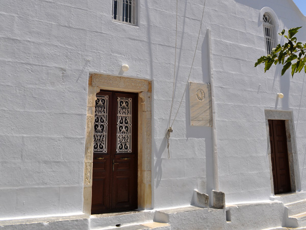 Chora, Amorgos (Cyclades), août 2013.