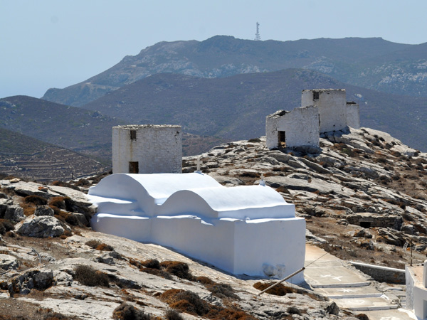 Chora, Amorgos (Cyclades), août 2013.
