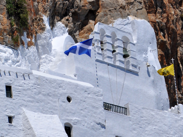Monast&egrave;re de la Panaghia Chozoviotissa, Amorgos (Cyclades), ao&ucirc;t 2013.