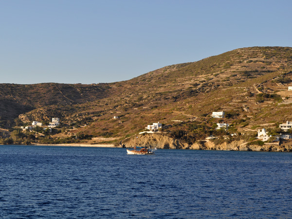 Katapola Bay, Amorgos (Cyclades), août 2013.