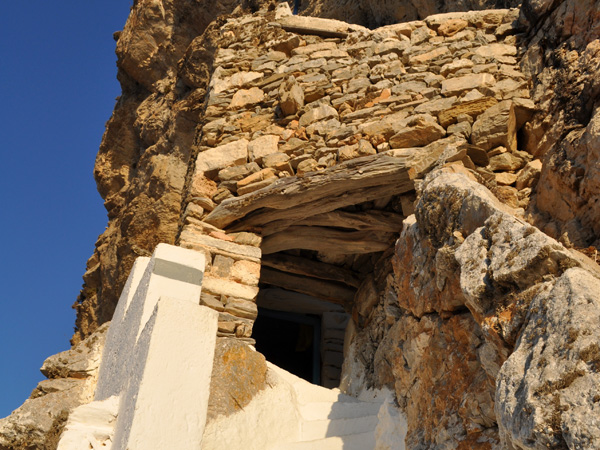 Chapelle d'Aghia Triadha, &agrave; Lagadha, Amorgos (Cyclades), ao&ucirc;t 2013.
