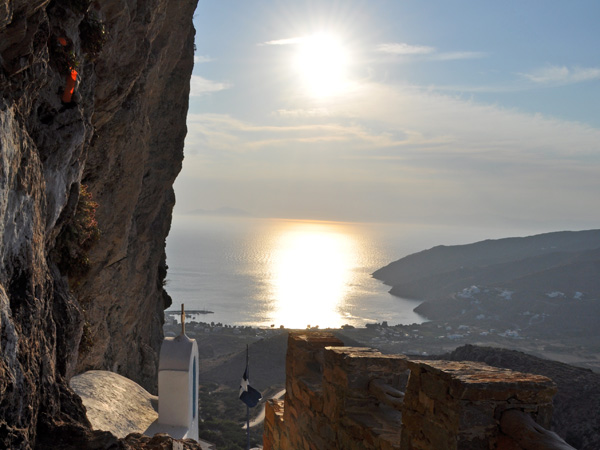 Chapelle d'Aghia Triadha, &agrave; Lagadha, Amorgos (Cyclades), ao&ucirc;t 2013.