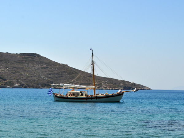Katapola, Amorgos (Cyclades), août 2013.