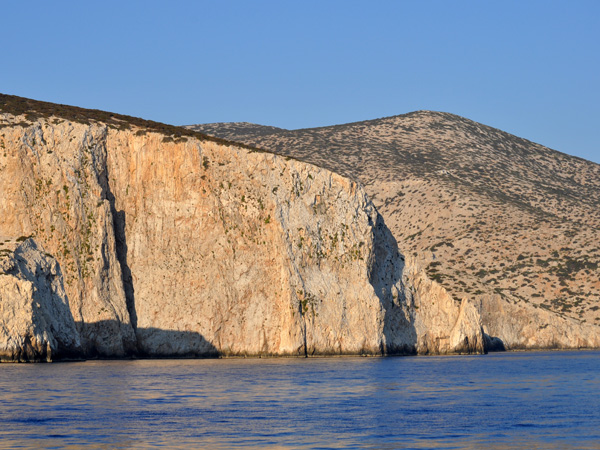 L'île déserte de Kéros, près des Koufonissia (Petites Cyclades), août 2013.
