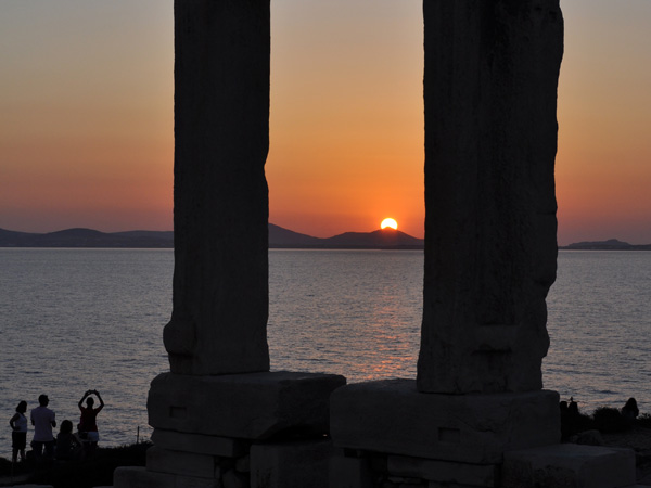 Portara (Temple d'Apollon), Chóra, Naxos, août 2013.