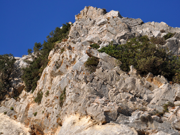 Naxos, août 2013. Près du mont Zas, point culminant des Cyclades (1001 m).