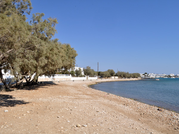 Plage d'Alyki, au sud-ouest de l'île. Paros, septembre 2013.