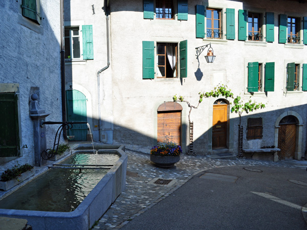 Riex, village vigneron de Lavaux, mai 2014.