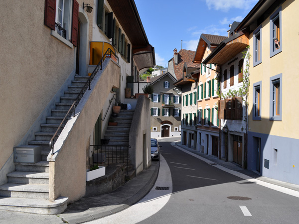 Winegrowers village of Grandvaux (Lavaux), May 2014.